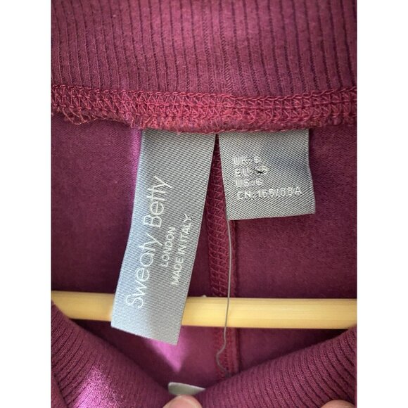 NWT Sweaty Betty Melody Luxe Fleece Pullover Pink Sweatshirt Sz Small Turtleneck - Picture 7 of 13